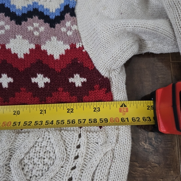 Penn Penningtons 1X 1/4 Zip Knit Sweater Perfect for Holidays - Picture 7 of 12